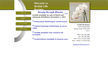 Tablet Screenshot of orchidlifenursery.com